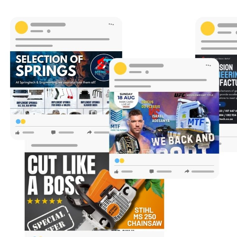 example of social media posts